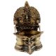 Brass Oil Lamp Traditional Cotton Wick Oil Diya Lamp